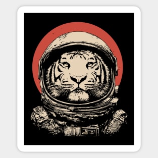 Stellar Stripes Tiger Astronaut Sticker